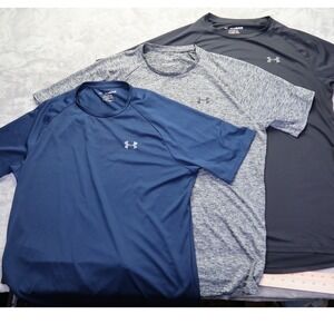 Lot of 3 Under Armour Tech Tee T Shirts XLT Tall Men's Athletic Training